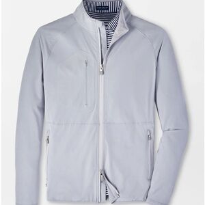 LIKE NEW Peter Millar Flex Adapt Wind Cheater Shell in British Grey (Size S)